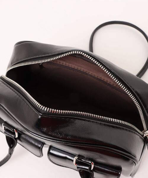 styiro(スタイロ)の「ロングハンドルダブルポケットボストンバッグ(ボストンバッグ・レディース・アイボリー/ブラウン/ブラック・FREE)」の5枚目の写真