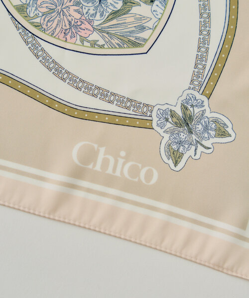 Chico（チコ）の「アソート柄スカーフ（その他ヘアアクセサリー・レディース・ベージュ系その他/ピンク系その他・FREE）」の7枚目の写真