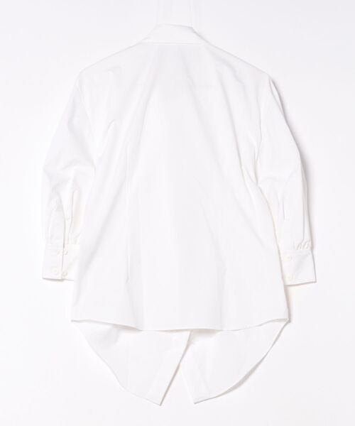 AMERI◆MANY WAY BOW TIE BLOUSE/長袖ブラウス/FREE/コットン/WHT セール】MANY WAY BOW TIE BLOUSE（シャツ/ブラウス）｜Ameri