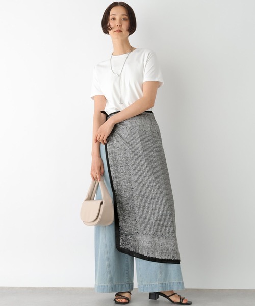 LEPSIM(レプシィム)の「ハーフラウンドハンドバッグ 322103(ハンドバッグ・レディース・ベージュ/ブラック・ONE SIZE)」の13枚目の写真