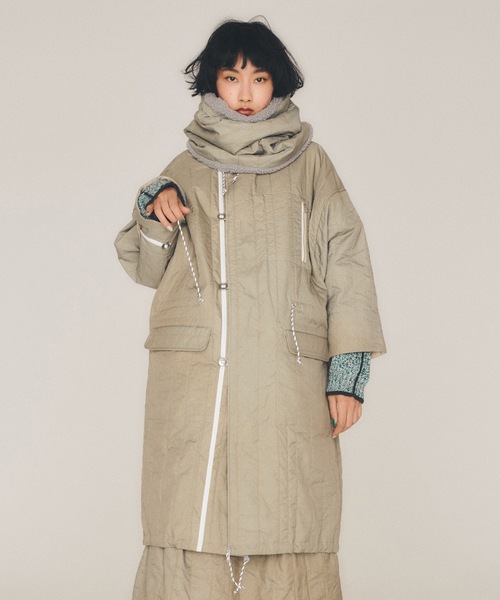 セール】ウォッシュトキルティングモッズコート（モッズコート