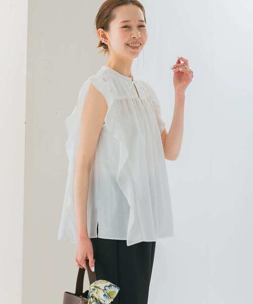 URBAN RESEARCH - アーバンリサーチ❤︎完売フリルトップス WEB/一部店舗限定カラー』楊柳フリルブラウス[RAA4-23K401