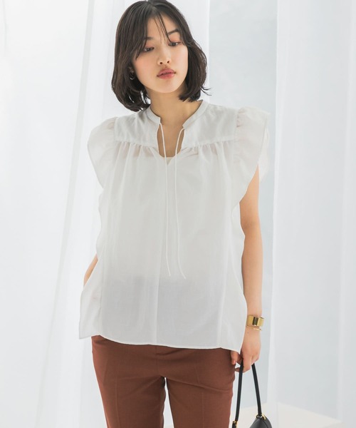URBAN RESEARCH - アーバンリサーチ❤︎完売フリルトップス セール】ソデフリルカットソー（Tシャツ/カットソー）｜ITEMS