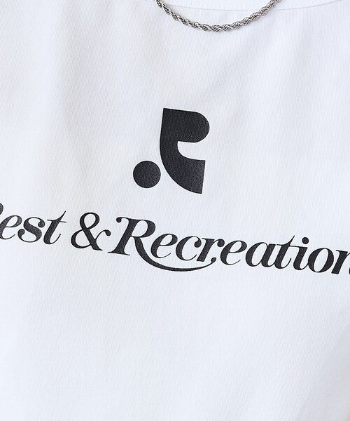tシャツ Rest＆Recreation/レスト＆レクリエーション LOGO LIP NECK T-SHIRT/ロゴリップネックTシャツ レディース セール】Rest&Recreation/レスト＆レクリエーション LOGO LIP