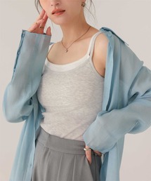 titivate | カップ付きレイヤード風キャミソール(キャミソール)