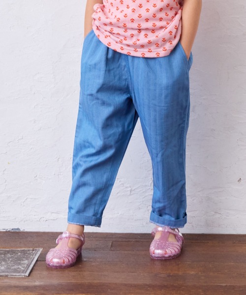 MARKEY'S（マーキーズ）の「9分丈クロップドパンツ（その他パンツ・キッズ・ブルー/レッド/ネイビー・110/140/150/120/90/100/130）」の2枚目の写真