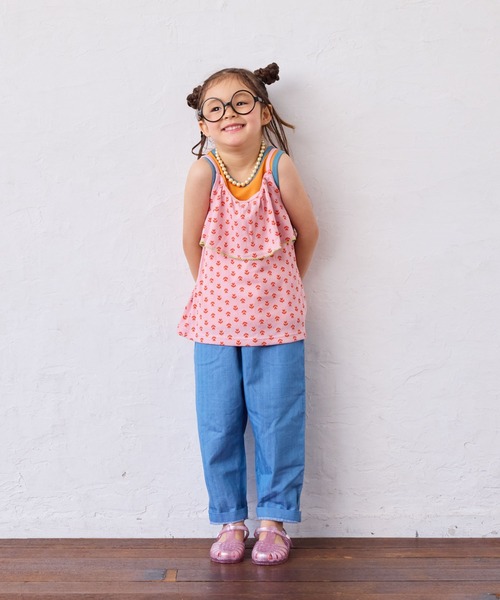 MARKEY'S（マーキーズ）の「9分丈クロップドパンツ（その他パンツ・キッズ・ブルー/レッド/ネイビー・110/140/150/120/90/100/130）」の10枚目の写真