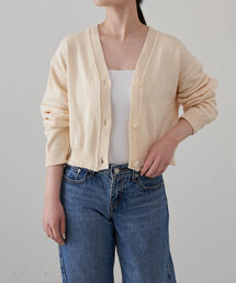 russet | [日本製]ニットカーディガン(カーディガン/ボレロ)