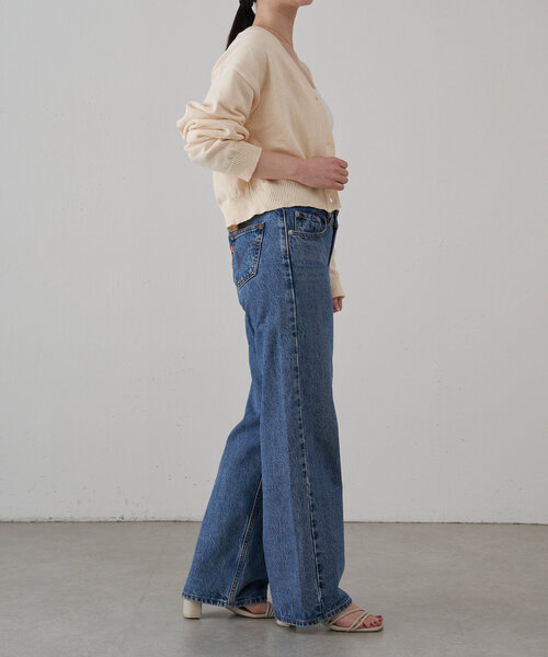 russet（ラシット）の「【再値下げ】[日本製]ニットカーディガン（カーディガン/ボレロ・レディース・アイボリー/グレイッシュベージュ・FREE）」の7枚目の写真