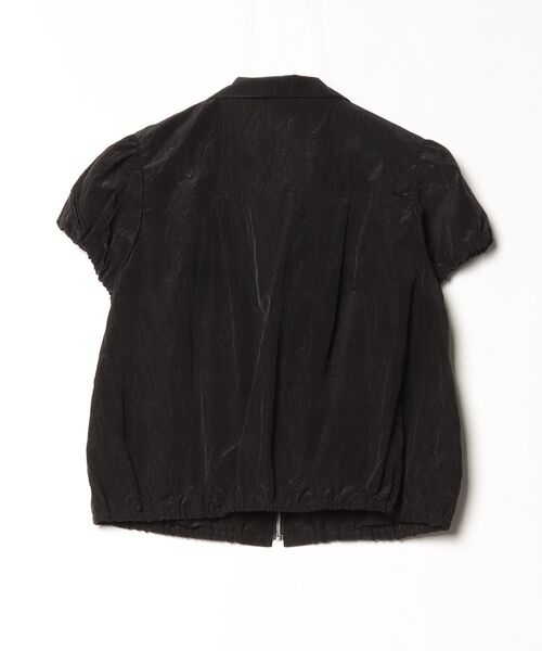 DOUBLE STANDARD CLOTHING（ダブルスタンダードクロージング）の「グロッシータフタジャケット（ブルゾン・レディース・ブラック/グリーン・36/38）」の16枚目の写真