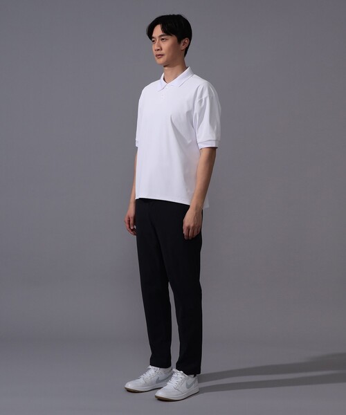 BEAMS GOLF(ビームスゴルフ)の「B.G.THREE / ALL-TIME アイレットニット テーパードパンツ(その他パンツ・メンズ・ブラック/ネイビー・SMALL/MEDIUM/LARGE/X-LARGE)」の4枚目の写真