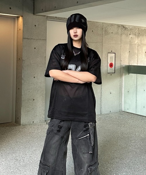 メッシュナンバーロゴユニフォームTシャツ（Tシャツ/カットソー