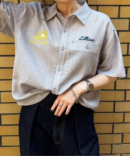 新品！Double Name ブルーシャツ DOUBLE NAME｜ダブルネームのシャツ/ブラウス（ブルー・ネイビー