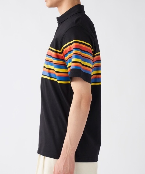 Ocean Pacific(オーシャンパシフィック)の「【OP/オーピー】レインボーポロシャツ(シャツ/ブラウス・メンズ・ホワイト/ブラック・LARGE/MEDIUM/X-LARGE)」の8枚目の写真