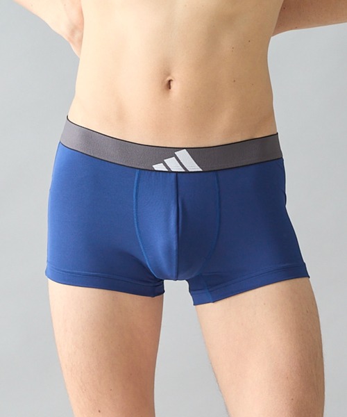 adidas(アディダス)の「adidas/アディダス ボクサーパンツ 吸汗速乾(ボクサーパンツ・メンズ・ブラック/ネイビー・MEDIUM/LARGE)」の1枚目の写真