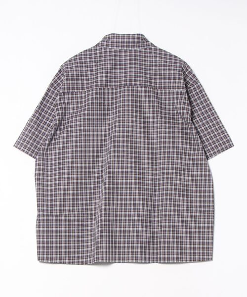 aimoha（アイモハ）の「チャイナボタンチェックシャツ (SS)（シャツ/ブラウス・メンズ・ブラック/ネイビー・LARGE/MEDIUM）」の14枚目の写真