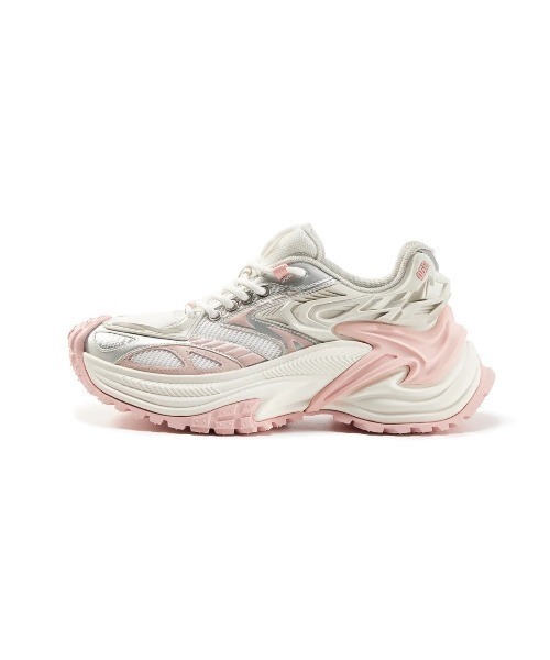 L.H.P（エルエイチピー）の「OGR/オージーアール/RATTLE SNAKE（スニーカー・レディース・シルバー/ブラック/ピンク・23.5/24/25）」の11枚目の写真