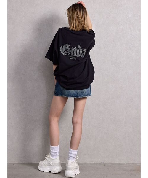 tシャツ BACK GYDA bijou BIG Tシャツ レディース BACK GYDA bijou BIG Tシャツ（Tシャツ/カットソー）｜GYDA