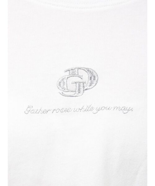 GYDA(ジェイダ)の「BACK GYDA bijou BIG Tシャツ(Tシャツ/カットソー・レディース・ブラック/オフホワイト・FREE)」の22枚目の写真