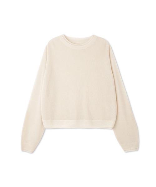 ketty(ケティ)の「麻タッチハイショクプルオーバー≪手洗い可能≫(ニット/セーター・レディース・オフホワイト/イエロー/ライトグレー・M)」の15枚目の写真