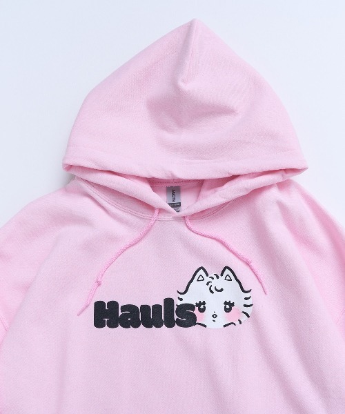 Hauls(ハウルズ)の「1stアル吉BIGパーカー(パーカー・レディース・ホワイト/ピンク/ブラック・F)」の16枚目の写真