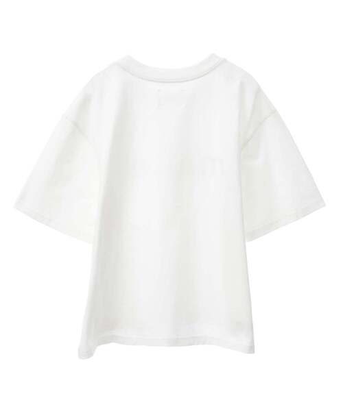 LOGEMENT DE CLAIRE(ロジュモンドクレール)の「【LOURMARIN】ロゴプリントコットンTシャツ(Tシャツ/カットソー・レディース・チャコールグレー/オフホワイト/ブラック・FREE)」の10枚目の写真