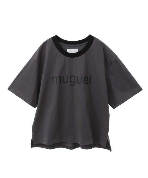 LOGEMENT DE CLAIRE(ロジュモンドクレール)の「【LOURMARIN】ロゴプリントコットンTシャツ(Tシャツ/カットソー・レディース・チャコールグレー/オフホワイト/ブラック・FREE)」の21枚目の写真