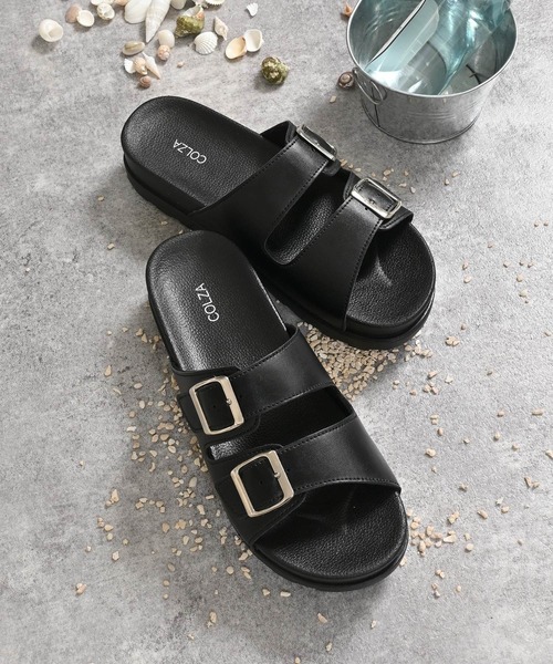 サンダース ◆ L2 よみがえる伝説 017/080 2枚セット ヨースケ サンダル yosuke shoes レディース 4460009 靴 厚底
