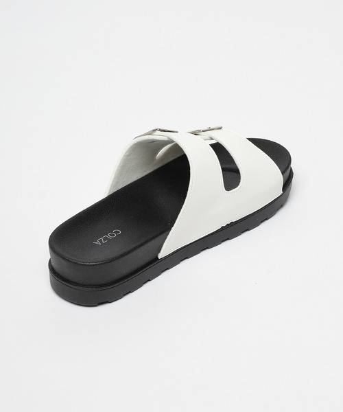 Honeys（ハニーズ）の「ダブルベルトサンダル（サンダル・レディース・ブラック系その他/ブラック/ホワイト・LL/S/M/L）」の18枚目の写真