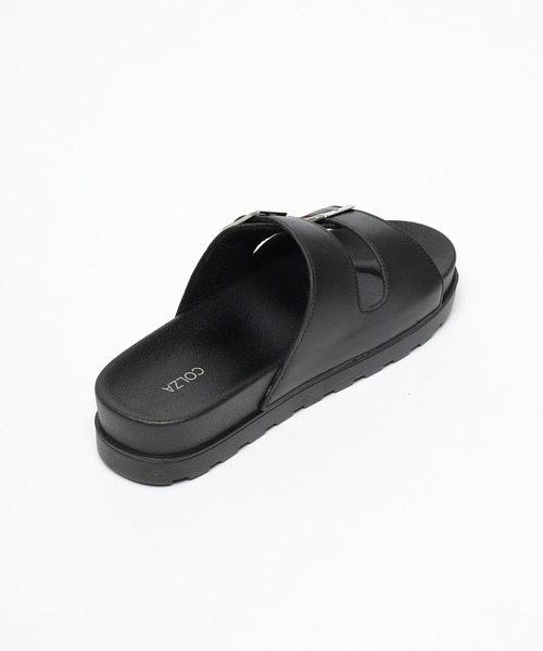 Honeys（ハニーズ）の「ダブルベルトサンダル（サンダル・レディース・ブラック系その他/ブラック/ホワイト・LL/S/M/L）」の21枚目の写真