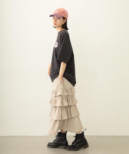 MILKFED.（ミルクフェド）の「CIRCLE STRAWBERRY LOGO S/S TEE（Tシャツ/カットソー・レディース・ライトピンク/オートミール/チャコール・M/L）」の8枚目の写真