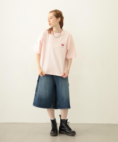 MILKFED.（ミルクフェド）の「CIRCLE STRAWBERRY LOGO S/S TEE（Tシャツ/カットソー・レディース・ライトピンク/オートミール/チャコール・M/L）」の13枚目の写真