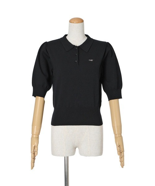 an another angelus（アンアナザーアンジェラス）の「ANロゴ刺繍ニットポロ（ポロシャツ・レディース・ブラック/レッド/アイボリー/ミント・FREE）」の18枚目の写真