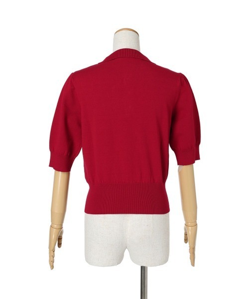 an another angelus（アンアナザーアンジェラス）の「ANロゴ刺繍ニットポロ（ポロシャツ・レディース・ブラック/レッド/アイボリー/ミント・FREE）」の17枚目の写真