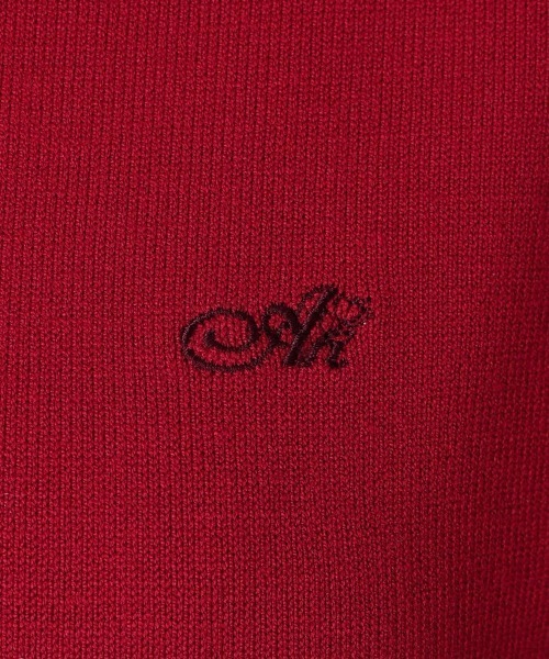 an another angelus（アンアナザーアンジェラス）の「ANロゴ刺繍ニットポロ（ポロシャツ・レディース・ブラック/レッド/アイボリー/ミント・FREE）」の12枚目の写真