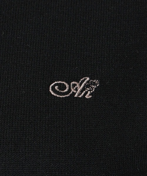 an another angelus（アンアナザーアンジェラス）の「ANロゴ刺繍ニットポロ（ポロシャツ・レディース・ブラック/レッド/アイボリー/ミント・FREE）」の6枚目の写真