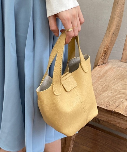 gossip！ロサンゼルス（ゴシップロサンゼルス）の「スナップ式 2wayミニトート（トートバッグ・レディース・オフホワイト/ベージュ/ブラック・FREE）」の20枚目の写真