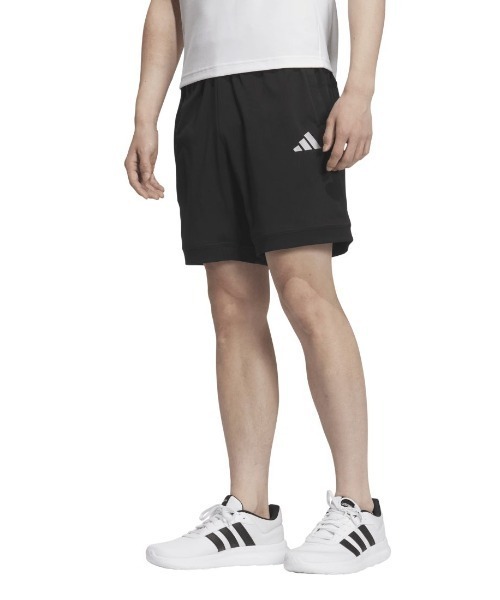 adidas(アディダス)の「アディダス adidas アディダスアダプテーション レギュラーフィット ダブルニットショーツ(その他パンツ・メンズ・オリーブ/ブラック・S/M/L/LL/3L)」の2枚目の写真