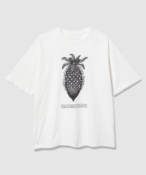 AMERICAN RAG CIE(アメリカンラグシー)の「【AMERICAN RAG CIE×BANANA YAMAMOTO】Pineapple Tシャツ(ユニセックス)(Tシャツ/カットソー・メンズ・ブラック/ホワイト・MEDIUM/LARGE)」の1枚目の写真