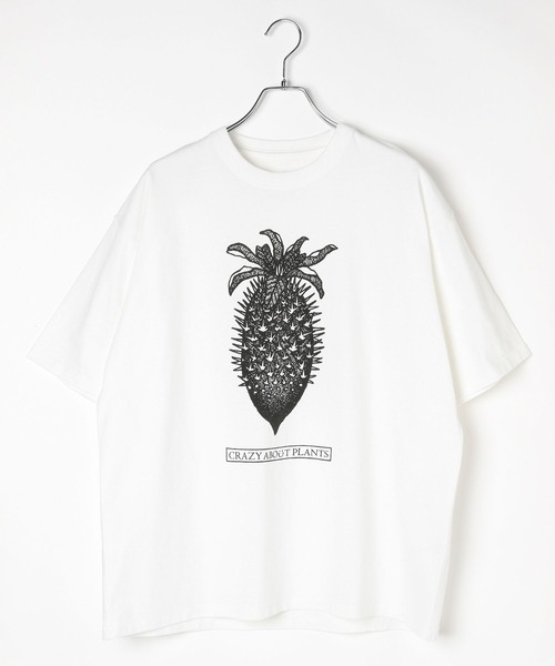AMERICAN RAG CIE(アメリカンラグシー)の「【AMERICAN RAG CIE×BANANA YAMAMOTO】Pineapple Tシャツ(ユニセックス)(Tシャツ/カットソー・メンズ・ブラック/ホワイト・MEDIUM/LARGE)」の12枚目の写真