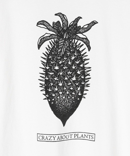 AMERICAN RAG CIE(アメリカンラグシー)の「【AMERICAN RAG CIE×BANANA YAMAMOTO】Pineapple Tシャツ(ユニセックス)(Tシャツ/カットソー・メンズ・ブラック/ホワイト・MEDIUM/LARGE)」の4枚目の写真
