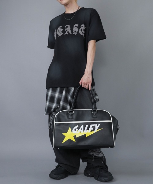 GALFY CRUTCH ボストンバック　2WAY 黒 トラベル　ガルフィ GALFY/ガルフィー】通学・旅行もOK！大容量2WAYボストンバッグ