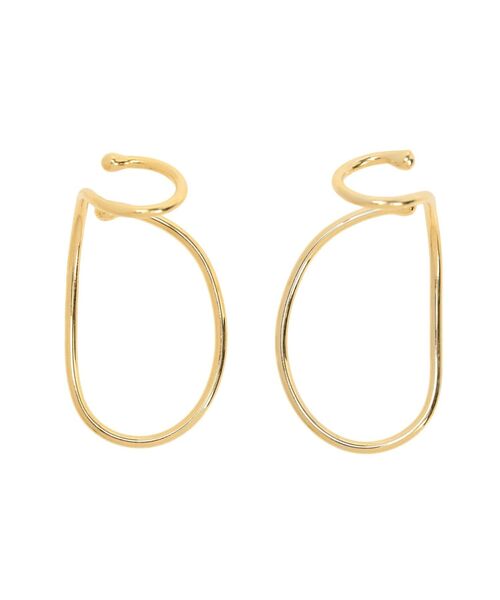 ELENDEEK（エレンディーク）の「フープイヤーカフ（イヤーカフ・レディース・シルバー/ゴールド・FREE）」の2枚目の写真