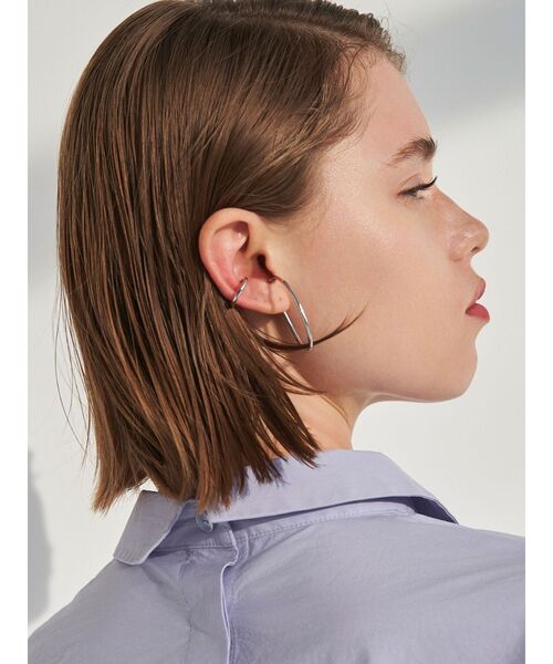 ELENDEEK（エレンディーク）の「フープイヤーカフ（イヤーカフ・レディース・シルバー/ゴールド・FREE）」の4枚目の写真