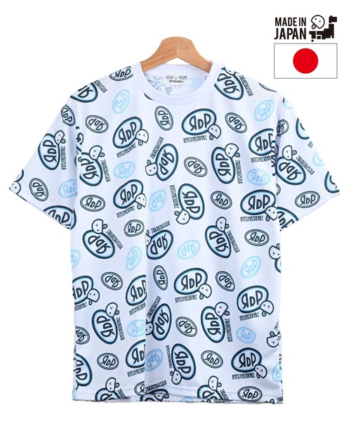 Felt-Maglietta（フェルトマリエッタ）の「[ROUXDI PERFE ルゥディパフィー]日本製総柄Ｔシャツ（Tシャツ/カットソー・メンズ・ブルー系その他/グリーン系その他/レッド系その他・SMALL/MEDIUM/LARGE）」の6枚目の写真