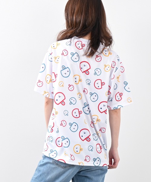Felt-Maglietta（フェルトマリエッタ）の「[ROUXDI PERFE ルゥディパフィー]日本製総柄Ｔシャツ（Tシャツ/カットソー・メンズ・ブルー系その他/グリーン系その他/レッド系その他・SMALL/MEDIUM/LARGE）」の7枚目の写真