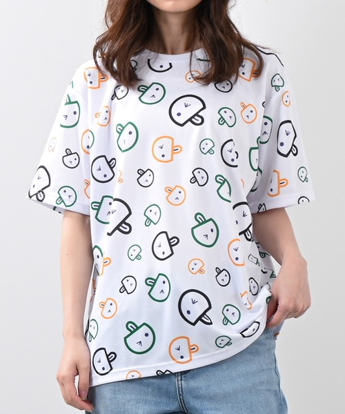 Felt-Maglietta（フェルトマリエッタ）の「[ROUXDI PERFE ルゥディパフィー]日本製総柄Ｔシャツ（Tシャツ/カットソー・メンズ・ブルー系その他/グリーン系その他/レッド系その他・SMALL/MEDIUM/LARGE）」の10枚目の写真