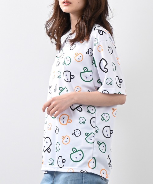 Felt-Maglietta（フェルトマリエッタ）の「[ROUXDI PERFE ルゥディパフィー]日本製総柄Ｔシャツ（Tシャツ/カットソー・メンズ・ブルー系その他/グリーン系その他/レッド系その他・SMALL/MEDIUM/LARGE）」の11枚目の写真