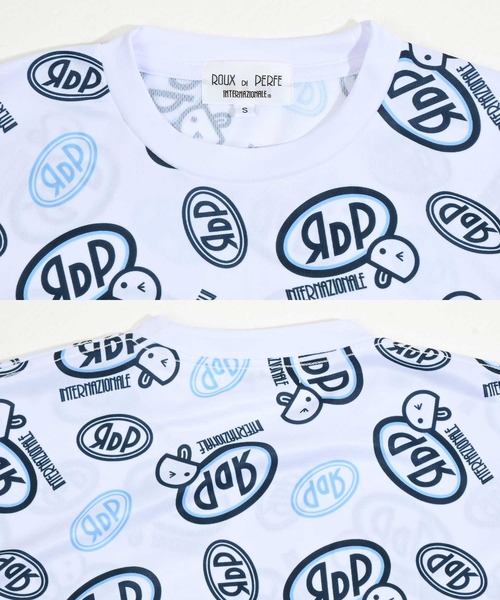 Felt-Maglietta（フェルトマリエッタ）の「[ROUXDI PERFE ルゥディパフィー]日本製総柄Ｔシャツ（Tシャツ/カットソー・メンズ・ブルー系その他/グリーン系その他/レッド系その他・SMALL/MEDIUM/LARGE）」の13枚目の写真