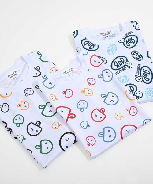 Felt-Maglietta（フェルトマリエッタ）の「[ROUXDI PERFE ルゥディパフィー]日本製総柄Ｔシャツ（Tシャツ/カットソー・メンズ・ブルー系その他/グリーン系その他/レッド系その他・SMALL/MEDIUM/LARGE）」の19枚目の写真